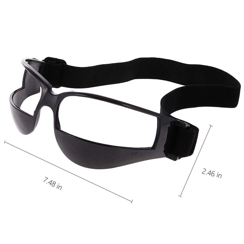TEKCAM 6 Pack Basketball Dribble Goggles Basketball Training Aid Dribbling Glasses Specs Team Professional Sports Equipment for Youth Adult Teenagers Men Women (No Glass in Goggles) - NewNest Australia