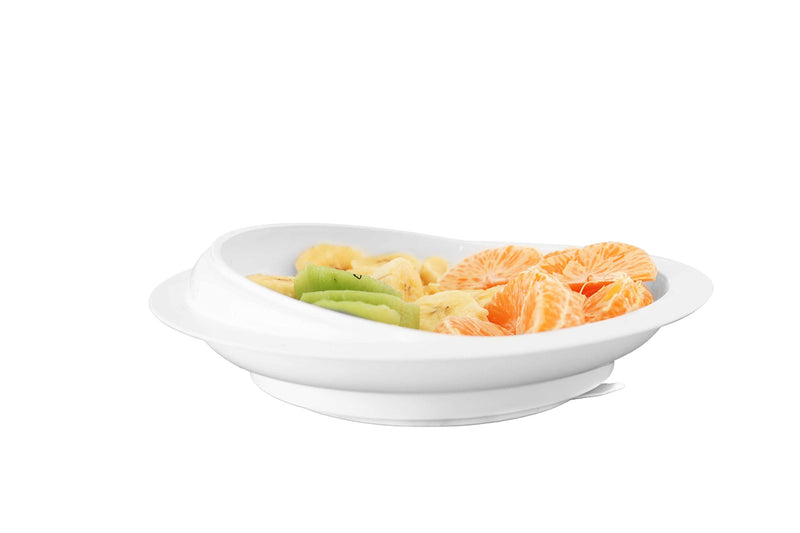 Kmina - Plate With High Rim For Disabled People (X2 Pieces), Bpa-Free Plate With Suction Cup For Adults, Non-Slip Plate With Food Aid, Plate With Rim Raising, Plate With Suction Cup For Older People - NewNest Australia