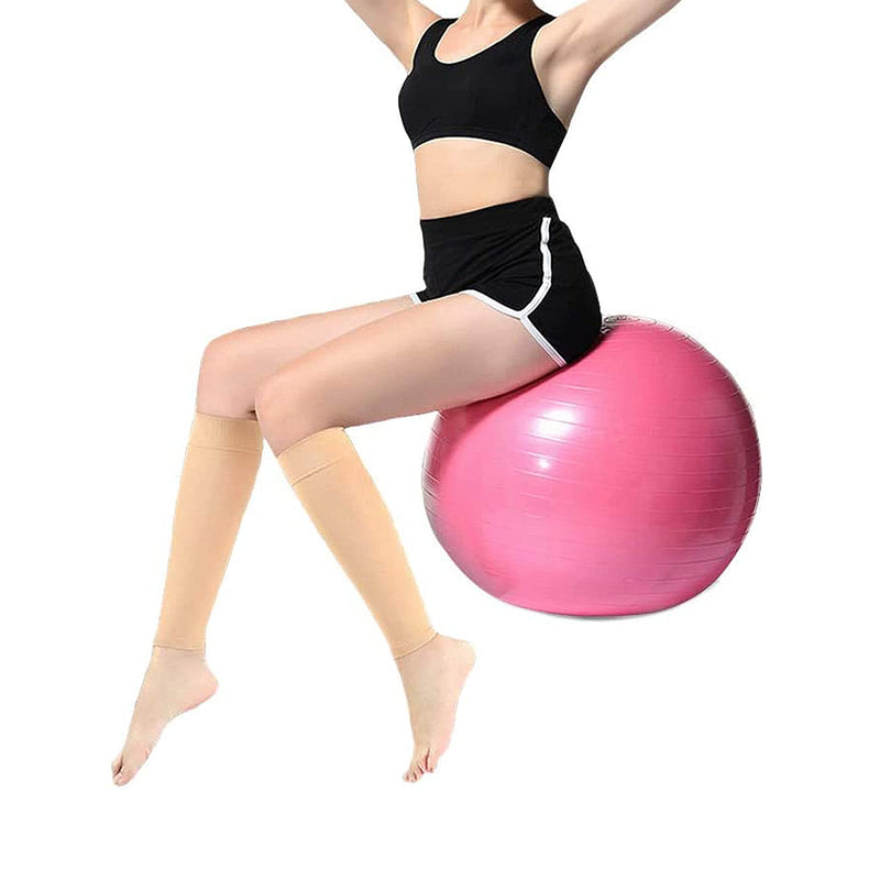 2 Pairs Of Compression Stockings, Support Stockings, Without Foot Compression Stockings, Calf Compression Socks, For Varicose Veins, Shin Splint, Swelling Of The Legs - NewNest Australia