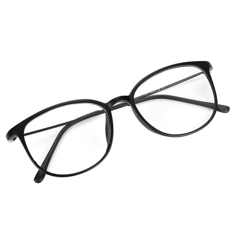 Retro Glasses Without Strength Student Slim Glasses Women Men Nerd Glasses Lenses Glasses Frame Clear Lens Decorative Glasses Fashion Round Nerve Glasses Radiation Protection Reading Glasses For Computer Pc With Glasses Case - NewNest Australia