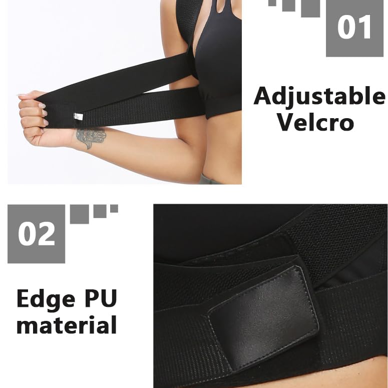 Youery Back Straightener, Posture Corrector Back For Men And Women, Adjustable Back Trainer For Lumbar Support, Back Strap For Shoulder, Relief Back Pain (M) - NewNest Australia