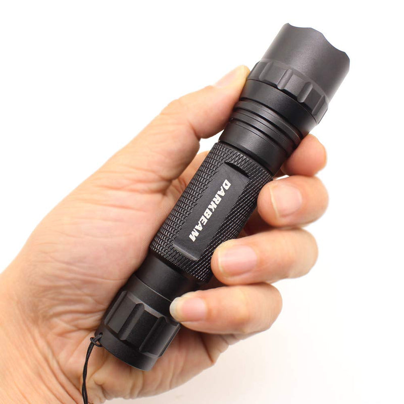 DARKBEAM Red light Flashlight Tactical LED 18650 Rechargeable, Zoomable Portable Handheld Red-Light For Fishing Hunting Detector Astrophotography 501B-S Red Light - NewNest Australia