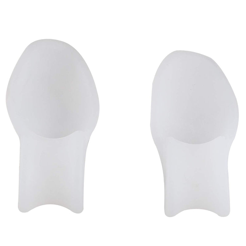 Futheda 3 Pairs Silicone Gel Toe Separator and Straightener Bunion Stretchers Spacer Hammer Toe Corrector Protector Unisex Foot Care for Mallet Toes Claw Toes Curled Toes (Big Toe, White) - NewNest Australia