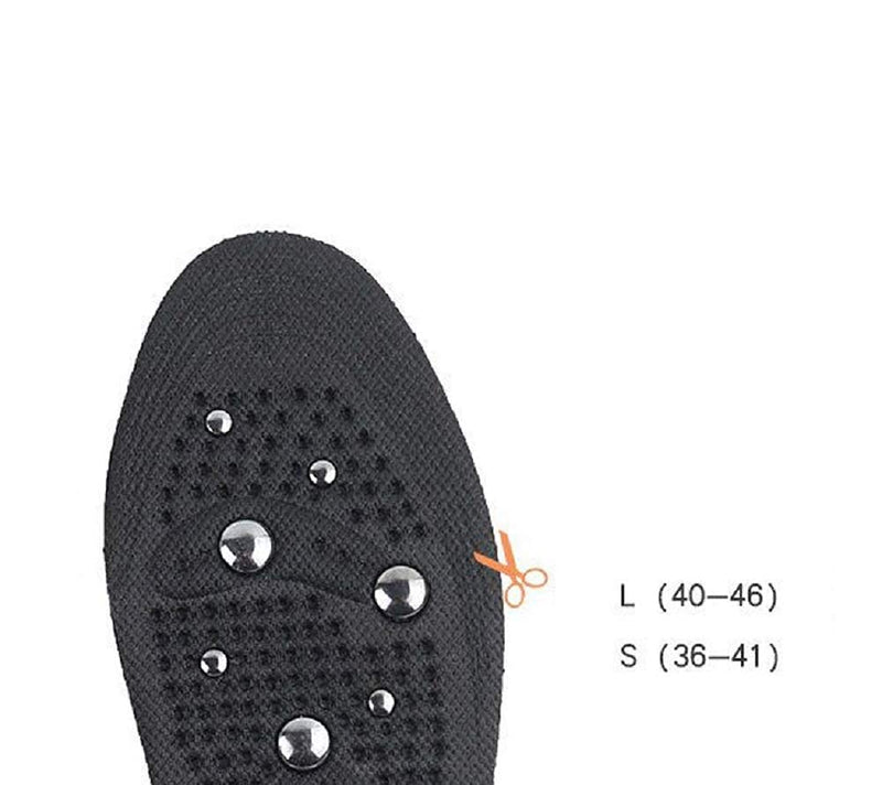 Magnetic Massage Insoles Therapy Orthotic Insert Breathable Reflexology Foot Pain Acupressure Improve Blood Circulation Plantar Fasciitis Foot Healthcare 41-45 - NewNest Australia