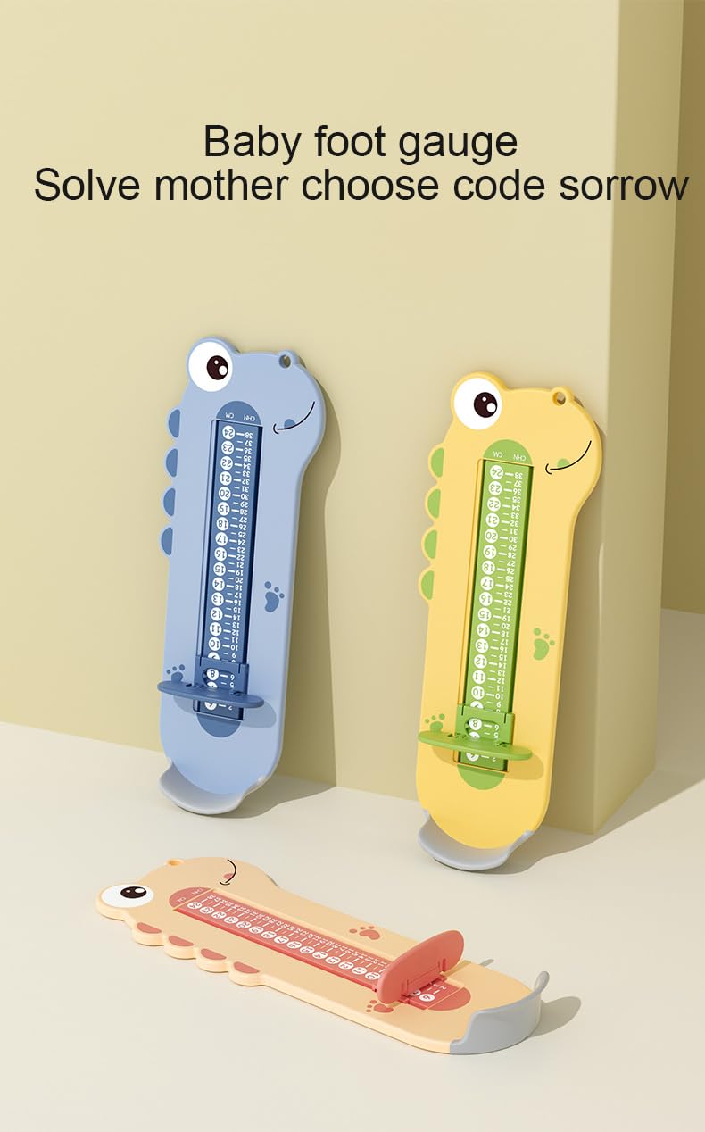 Pedimetre Baby & Child - Shoe Size 0-35 - Foot Measuring Device for Determining Size from Toddler Age Baby Foot Measuring Device (Blue) Blue - NewNest Australia