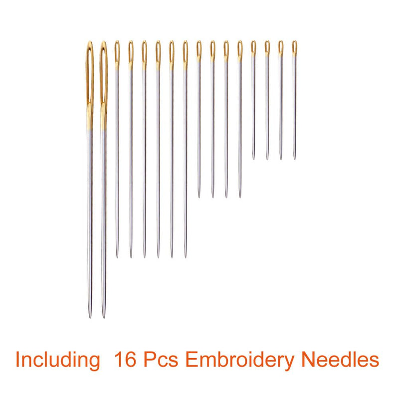 Paxcoo 124 Skeins Embroidery Floss Cross Stitch Thread with Needles - NewNest Australia