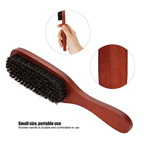 Beard Brush, Men Professional Facial Shaving Brush Mustache Cleaning Hairdresser Salon Appliance Tool - NewNest Australia