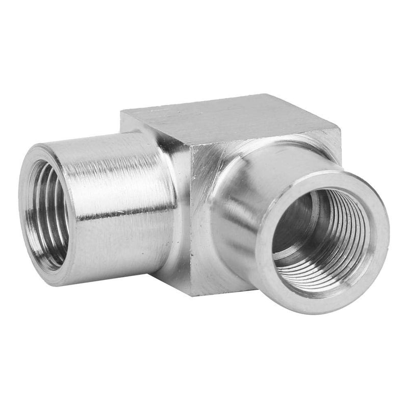 90 Degree Elbow Fitting, Elbow Connector Pipe Fitting Right Angle Pipe Elbow Adapter for Air Oil Pipeline(1/8") 1/8" - NewNest Australia