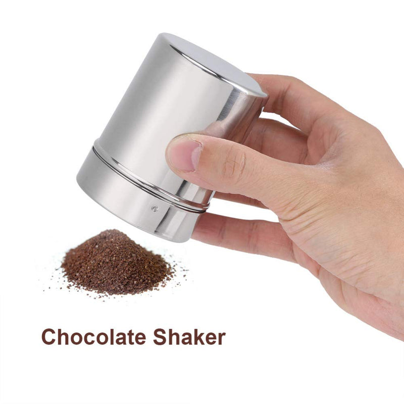 Milk Jug 600ml, Powder Shaker with Lid and Latte Art Pen Stainless Steel Milk Frothing Pitcher, for Hot Chocolate Cappuccino Coffee Latte Art Maker (600ML) - NewNest Australia