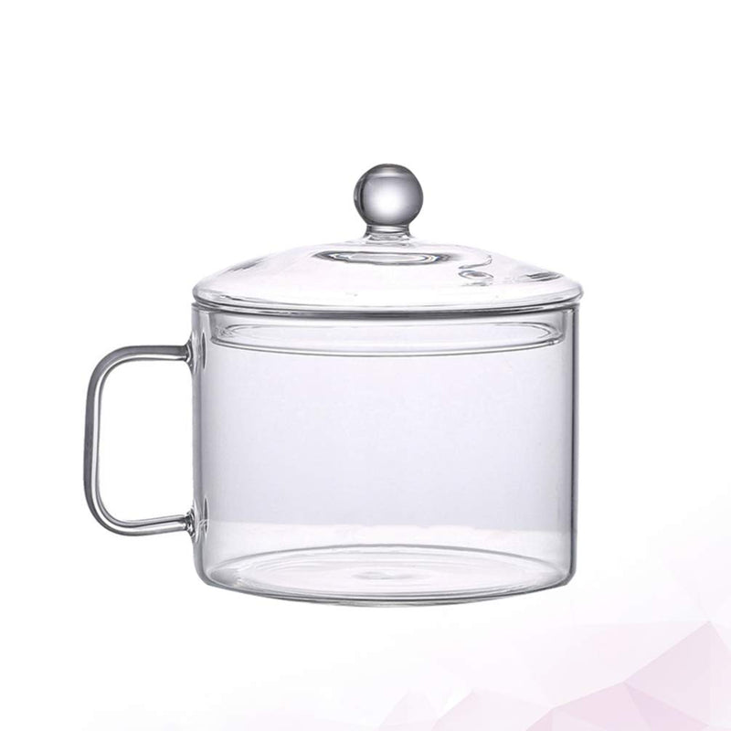 UPKOCH Clear Glass Cooking Pot Heat Resistant Stovetop Pot Cooking Saucepan Multi-Function Stew Pot for Home Kitchen Restaurant - NewNest Australia