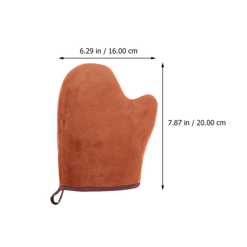 Minkissy 2pcs Self Tanning Mitt Self Tanner Applicator Mitt Sunless Tanning Mitten Self Tanner Gloves With Thumb (Brown) - NewNest Australia