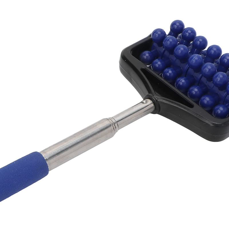 Telescopic Back Massager Adjustable Massage Roller Men Women Manual Massager For Massage And Relaxation, Relieves Muscle Fatigue And Pain, 22 Cm - 59 Cm (Navy Blue) - NewNest Australia