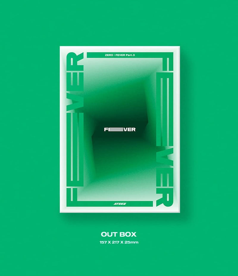 KQ Ent. ATEEZ - ZERO : FEVER Part.3 Album+Extra Photocards Set (A ver.) A ver. - NewNest Australia