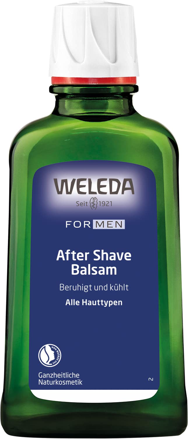 Weleda Bio For Men After Shave Balm, Refreshing Natural Cosmetics Balm For Care And Soothing The Skin After Shaving, Lotion For Rich Care And Protection Against Drying (1 X 100 Ml) - NewNest Australia