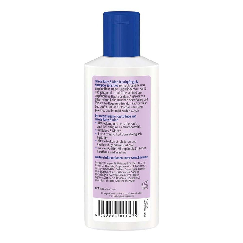 LINOLA Baby & Child Shower Care & Shampoo sensitive 200 ml - NewNest Australia