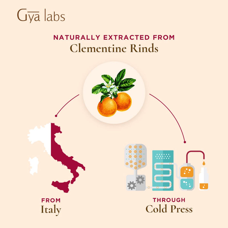 Gya Labs Clementine Essential Oil (10ml) - Zesty & Citrusy Scent 0.34 Fl Oz (Pack of 1) - NewNest Australia