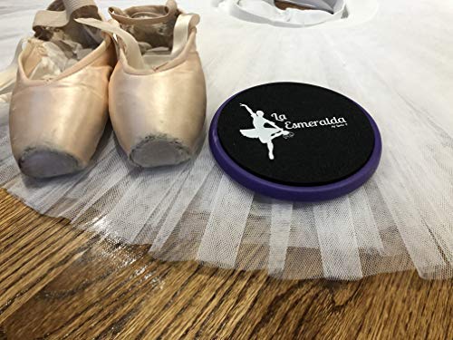 La Esmeralda Ballet Turning Board for Dancers, ice Skaters, Gymnasts etc Helps Improve Turns, Balance, Spotting, Stability and Much More. Made with Thick EVA Foam. Purple with a Purple carry bags and gift box - NewNest Australia