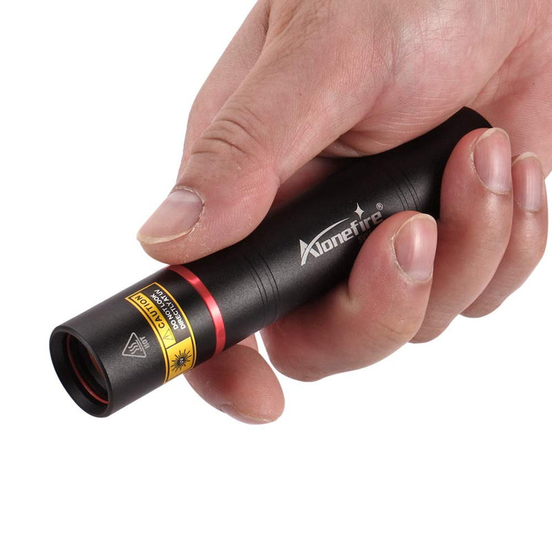 Alonefire SV16 5W Small UV Flashlight 365nm USB Rechargeable Portable Ultraviolet Black Light Flashlight Mini Stain Minerals Money Pet Urine Detector with Power Outlet, Built-in 2600mAh 18650 Battery - NewNest Australia