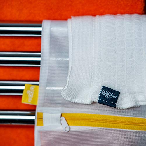 Ugo Fix Sleeve (x4) - Catheter Leg Bag Holder/Catheter Bag Cover, Strong and Durable Fibre Blends with External Seams, Washable and Reusable with Free Laundry Bag (Pack of 4) (Extra Large) Extra Large (Pack of 4) - NewNest Australia
