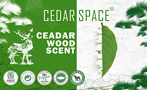 NewNest Australia - Cedar Space Cedar Blocks for Clothes Storage 100% Natural Aromatic Red Cedar Rings Protection for Wardrobes Closets and Drawers 24 Rings 