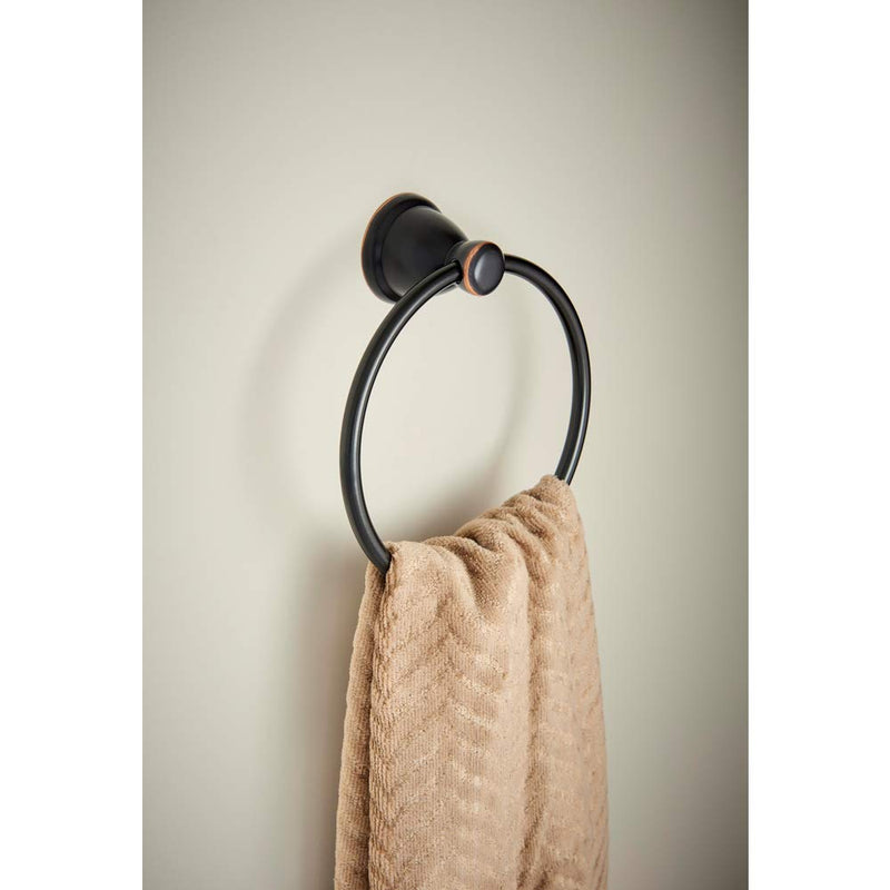 Franklin Brass KIN46-ORB-1 Kinla Towel Ring 1 Per Pkg, Oil Rubbed Bronze - NewNest Australia