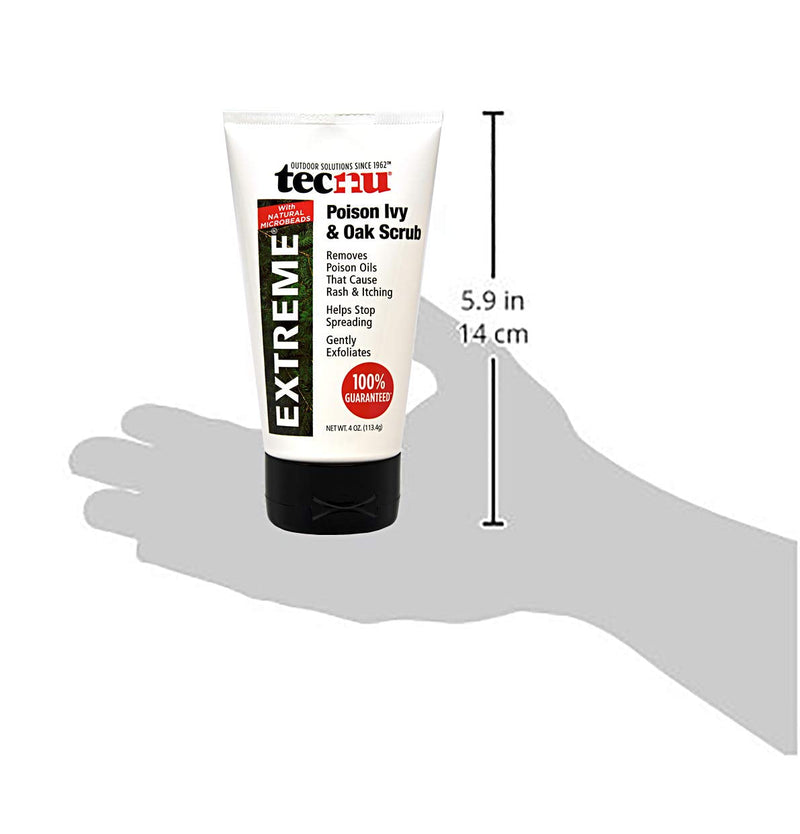 Tecnu Extreme Poison Ivy and Oak Scrub, Removes Poisonous Plant Oils That Cause Rash and Itching, 4 Ounces 4 Ounce (Pack of 1) - NewNest Australia