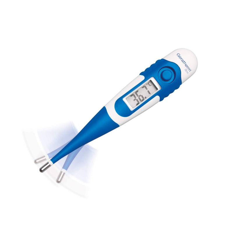Geratherm Fever Thermometer Baby Flex / Digital Fever Thermometer With Flexible Tip / Thermometer Baby And Children Fever Thermometer / Digital Thermometer - Blue - NewNest Australia