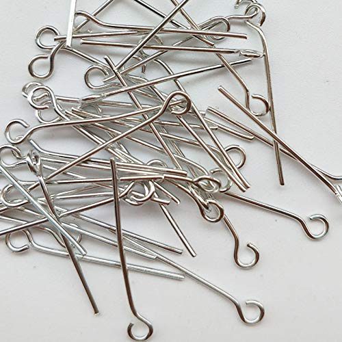 Chenkou Craft 700pcs Assorted of 7 Sizes Mix Eye Pins for Jewelry Making (Anti-Silver, Mix) Anti-silver - NewNest Australia