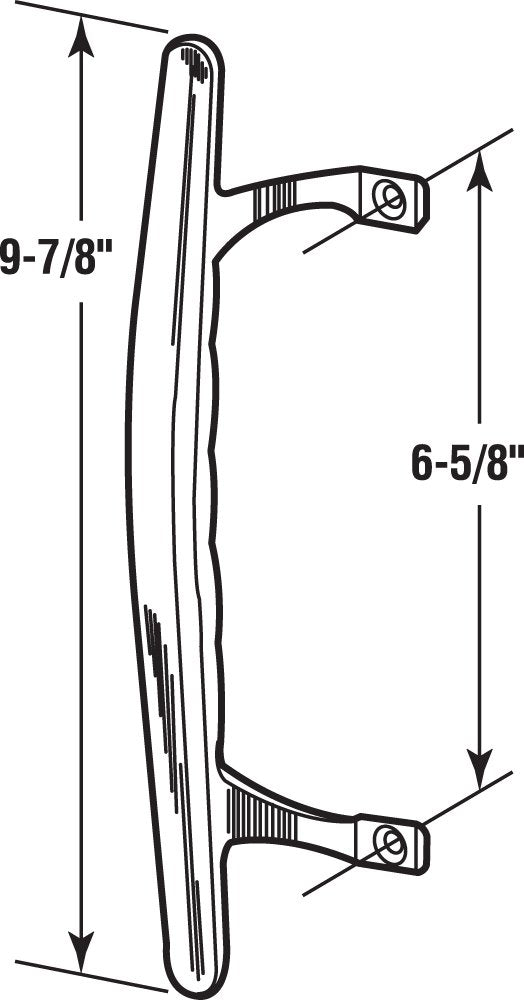 Prime-Line C 1196 Sliding Door Pull, White - NewNest Australia