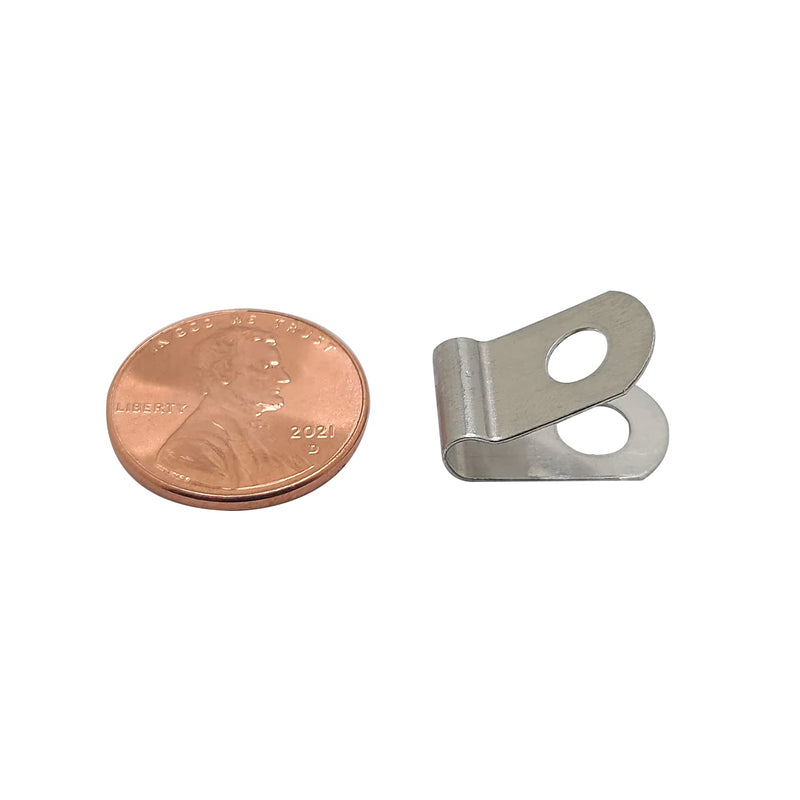 The Fence Clamp (100x) - US-MADE Wire Clips - High Strength Aluminum - Mount Welded Wire to Vinyl Fence (12-16 Gauge) - NewNest Australia