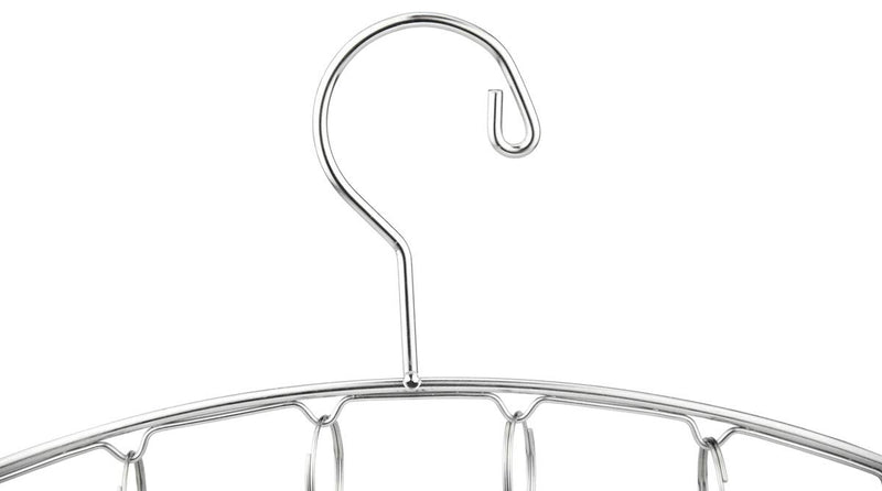 NewNest Australia - DurReus Reusable Laundry Drip Hanger with 8 Clips Closet Organizer for Hanging Lingerie,Underwear,Clothes Disapers,Mitten,Socks,Hats,Bras,Skirts,Scaf 8 Clips Metal 