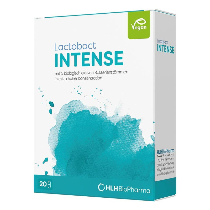 Lactobact Intense gastric juice-resistant capsules 20 pieces - NewNest Australia
