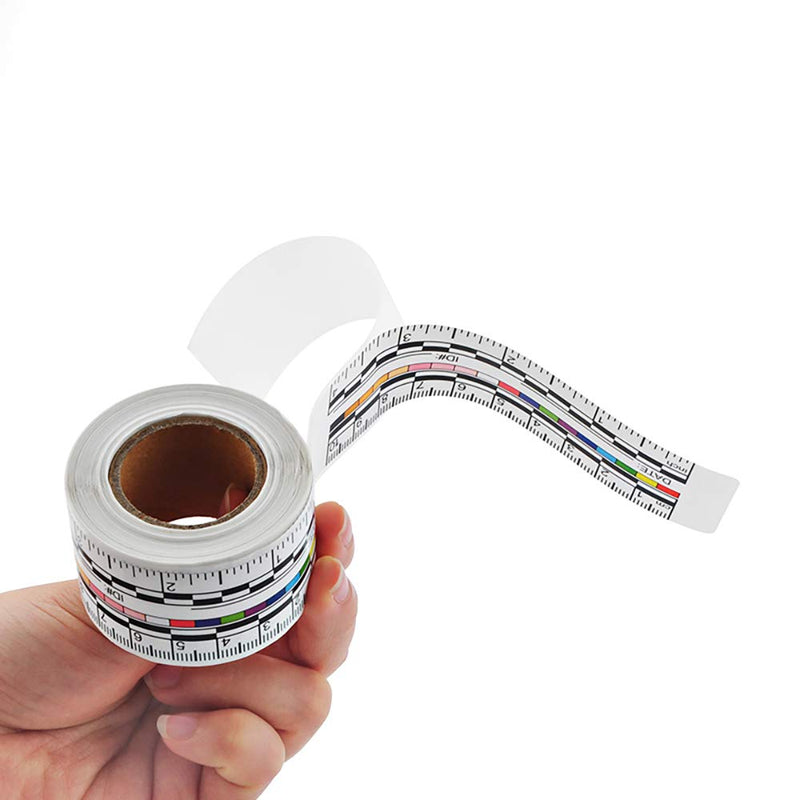 Edtape (Pack of 100) Self-Adhesive Wound Measurement Tools Wound Measuring Ruler Medical Ruler Wound Measuring Tool Wound Measure Sticker Self-Adhesive 100PCS - NewNest Australia