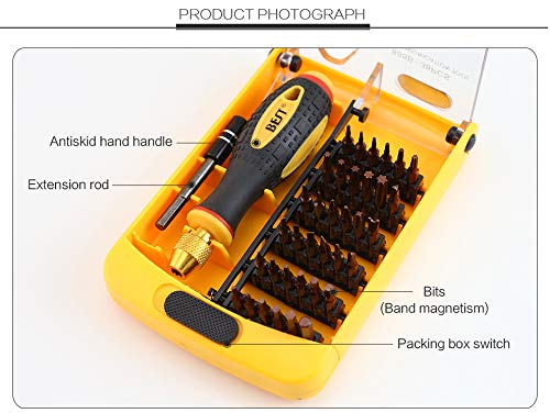 LEAN ON US BST-888B Strong Magnetic Precision Screwdriver Set for Computer Laptop Repairing - NewNest Australia