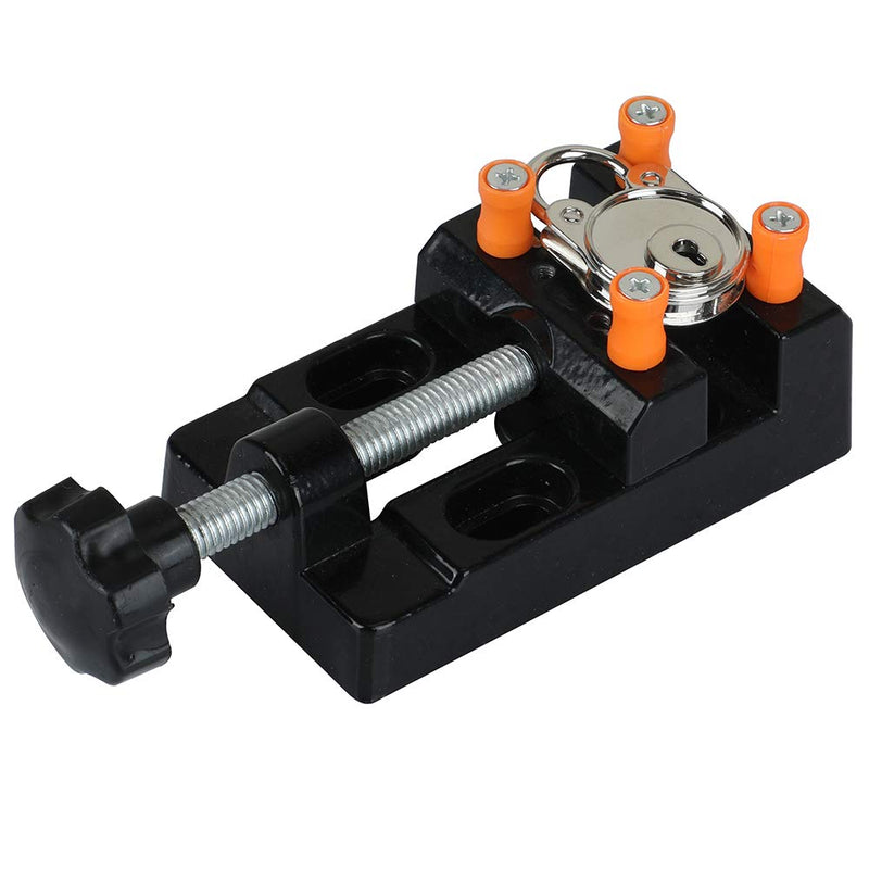 Z-COLOR Mini Flat Clamp Table Jaw Bench Clamp Mini Drill Press Vice Opening Parallel Table Vise DIY Sculpture Craft Carving Tool - NewNest Australia