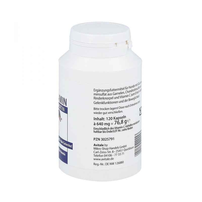 GLUCOSAMINE + CHONDROITIN capsules for dogs 120 pieces - NewNest Australia