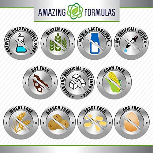 Amazing Formulas Black Cohosh, 540mg 120 Capsule (Non GMO,Gluten Free) Supplement with Pure Root Extract All Natural Support for Womens Health and Well-Being - NewNest Australia