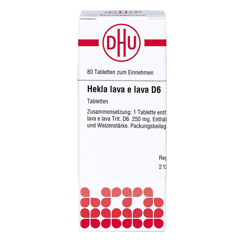 DHU Hekla lava e lava D6, 80 tablets - NewNest Australia