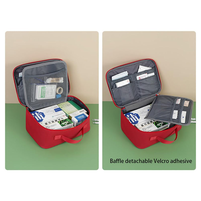 Urfeda Small Medicine Bag, Empty First Aid Bag, Waterproof Travel First Aid Kit, Pharmacy Bag, Medicine Storage Bag, Emergency Bag For In The Office, Traveling, Camping - NewNest Australia