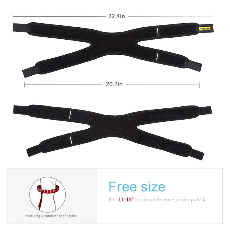 Knee Strap, Patellar Tendon Support Strap, Patella Bandage Knee Strap, Adjustable Knee Protection For Running, Jumping, Basketball, Outdoor Sports Or Knee Pain Relief, Adjustable Neoprene Knee Strap - NewNest Australia