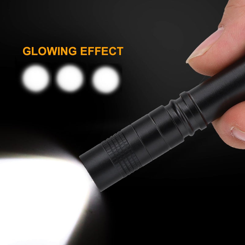 2 PCS LED Pen Light Penlight, 1200 Lumens Ultra Bright Mini Pocket Pen Light, Tactical Flashlight, Torch Flashlight with Clip for Medical Doctor Nurse Students Powered by 2 x AAA Battery 3 Mode - NewNest Australia