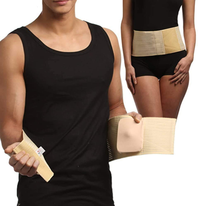 DELUXE MEDICAL UMBILICAL HERNCIA BANDAGE Hernia Strap Visceral Hernia Belt Fracture Abdominal Bandage (Size 2) (L-XXL) (Size 2) (L-XXL) - NewNest Australia