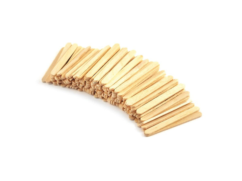 Krafty Kids CW496 Craftwood Mini Craft Sticks, 2 .13in by 0.25in, Natural, 150-Piece - NewNest Australia