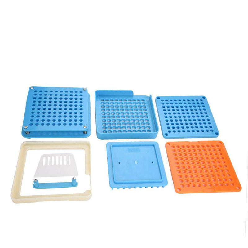 100 Holes Capsule Filler, 00# Capsule Filling Device For Filling Capsules Capsule Filling Machine Capsule Holder Manual Capsules Filling Machine, For Powder Cosmetic Capsule Vitamins (Without Powder Baffle) - NewNest Australia