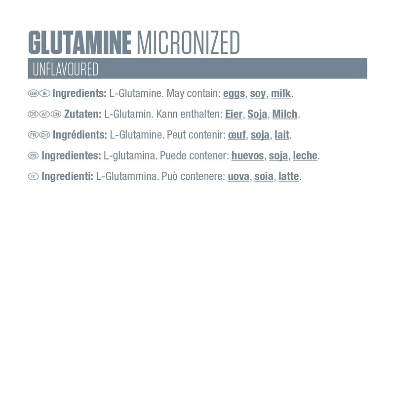 Dymatize Glutamine Miconized Unflavored Powder 400g - Amino Acid - Glutamine Neutral Flavor - NewNest Australia