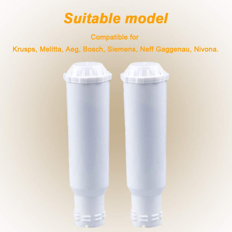 WuYan Water Filter Compatible with Krusps Melitta Aeg Bosch Siemens Neff Gaggenau Nivona Coffee Machine Replacement Water Filter Cartridge (Pack of 3) - NewNest Australia