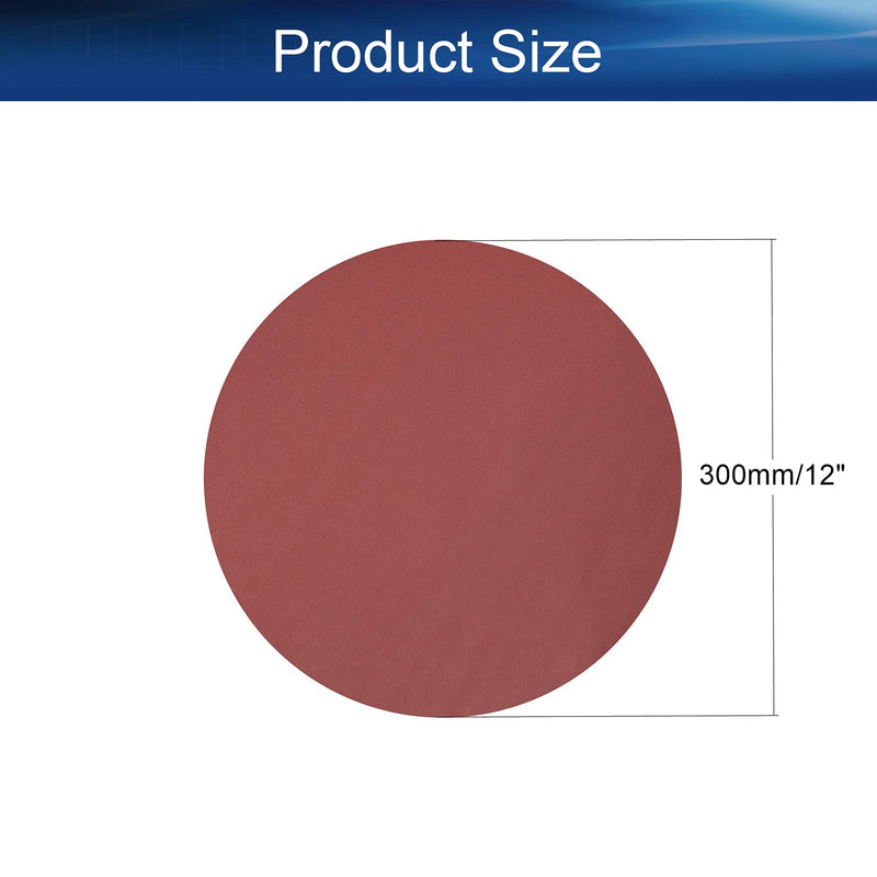 Auniwaig 12-Inch PSA Sanding Disc 240 Grit Aluminum Oxide Self Stick Adhesive Round Shape Sanding Paper NO-Hole for Self Stick Aluminum Oxide Round Sandpaper with Sticky Back 8PCS - NewNest Australia