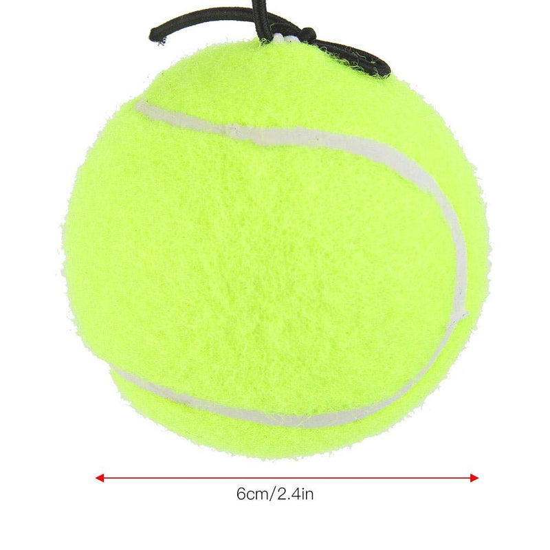 DOACT Tennis Ball, Tennis Ball Parking Aid,Tennis Beginner Training Ball with 4M Elastic Rubber String for Single Practice, Rubber Woolen Trainer Tennis Ball - NewNest Australia