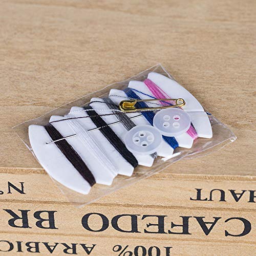 Onwon 50 Sets Travel Sewing Kits with Needles, Threads, Button, Pin - 6 Colors Thread Repair Kit for Hotel Amenities Necessities - NewNest Australia