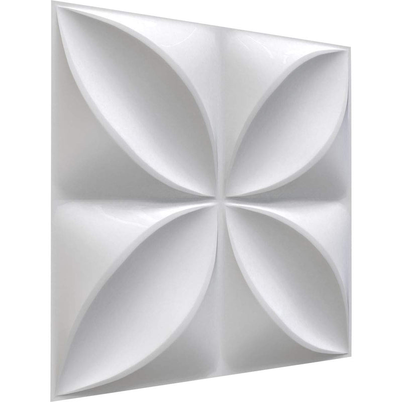 Ekena Millwork WP20X20ALWH Alexa EnduraWall Decorative 3D Wall Panel, 19 5/8"W x 19 5/8"H, White Single - NewNest Australia